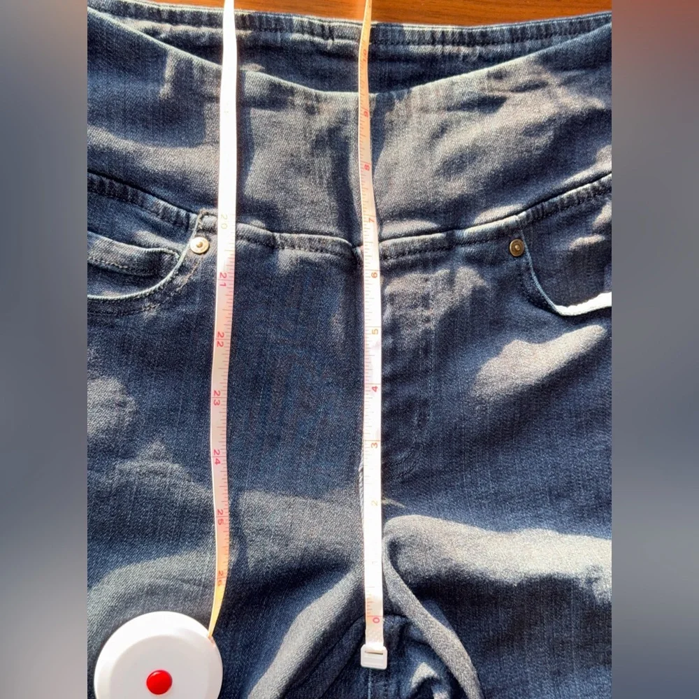 Belle by Kim Gravel Dark Blue Skinny Jeans - Picture 8 of 16